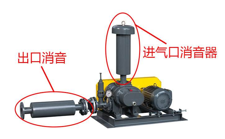 瑞柘羅茨鼓風機消音器位置
