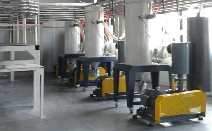 自動化物料輸送設備中采用的羅茨風機